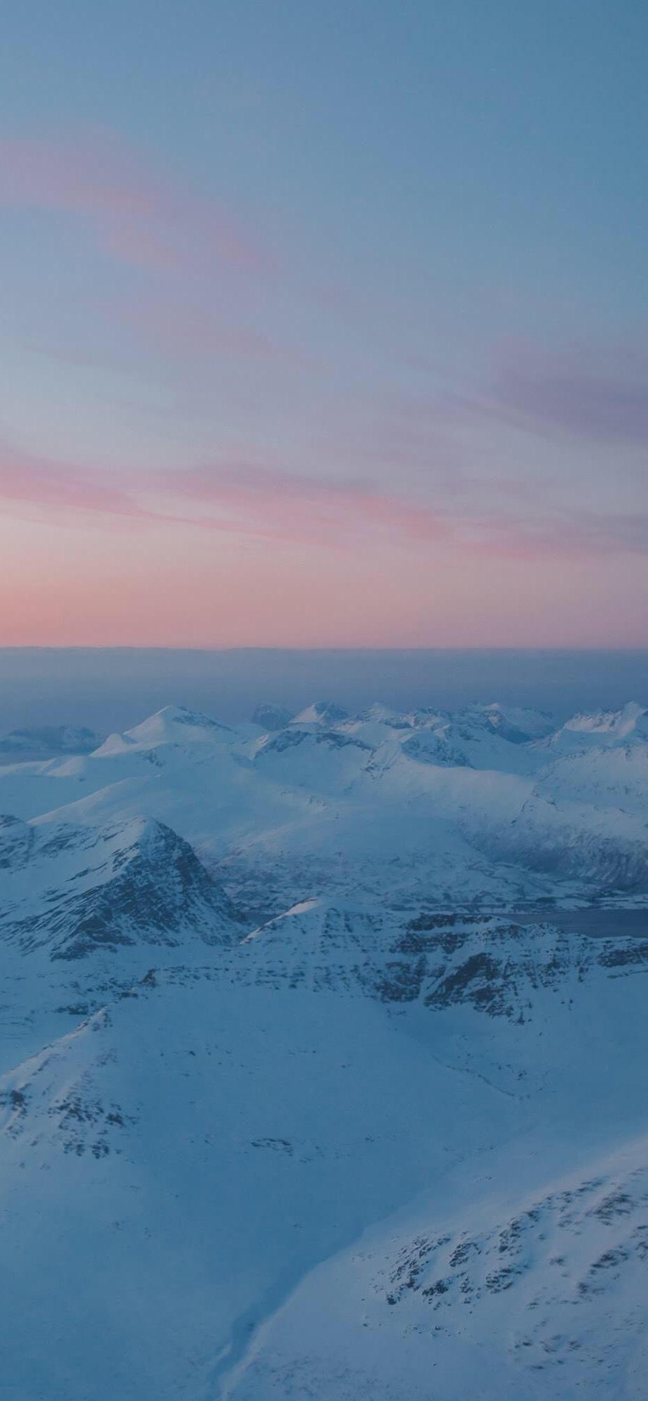 冬天里的迷人雪景