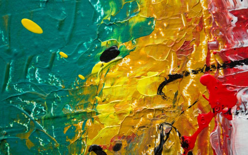 多彩的抽象绘画