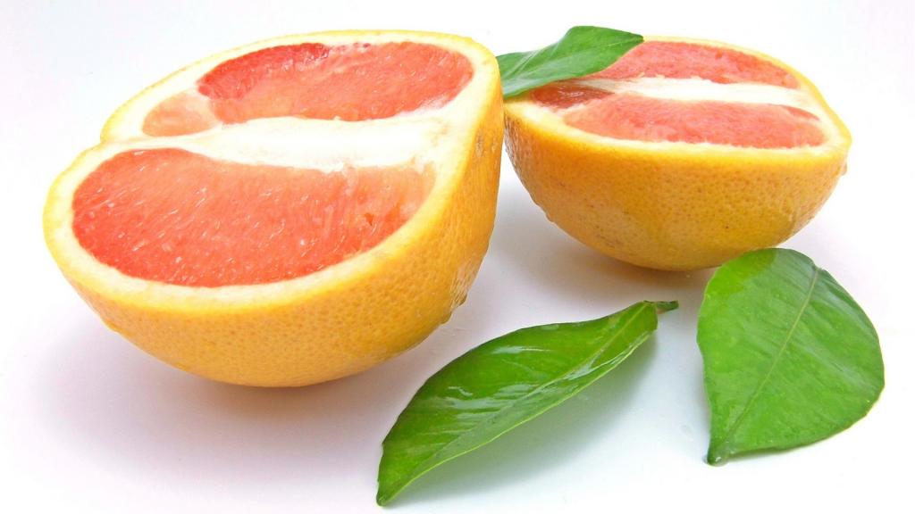 西柚水果静物写真