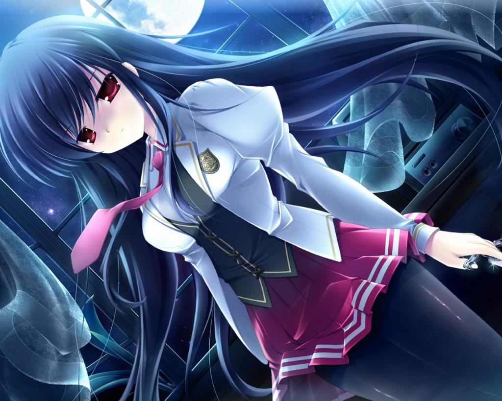 美少女插画图片