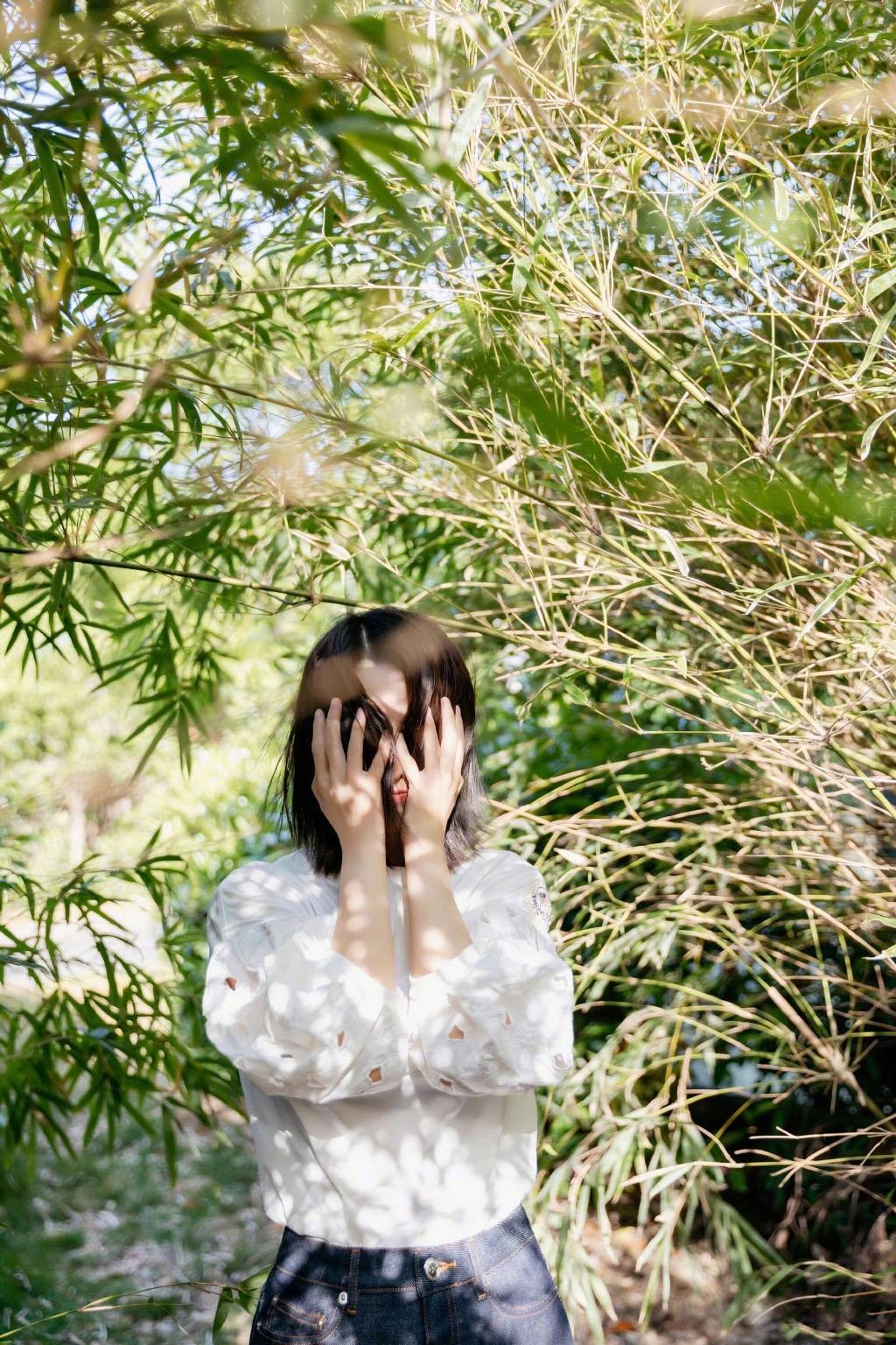 李沁竹林唯美小清新意境魅力写真