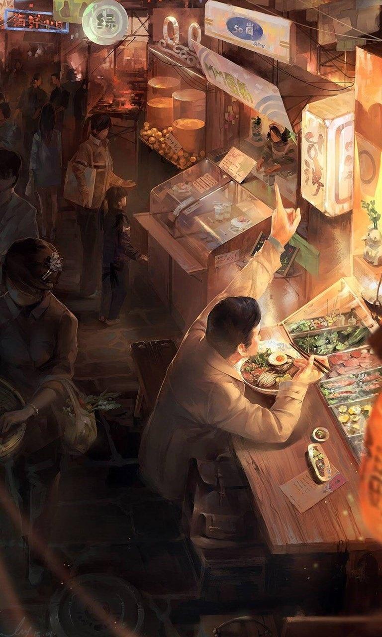 唯美台北风景手绘写真