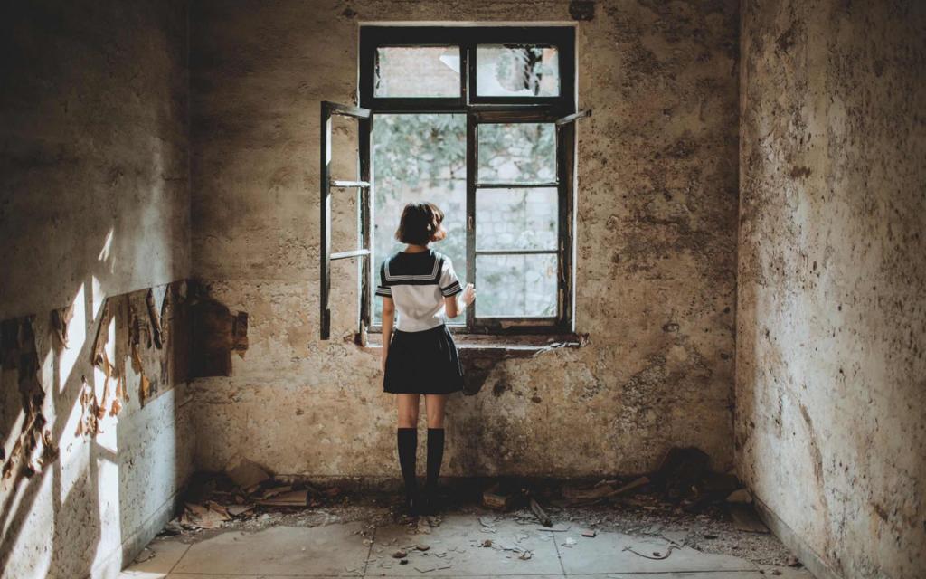 JK制服美女另类写真