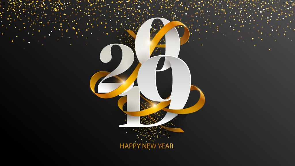 新年2019年圣诞节8k海报 