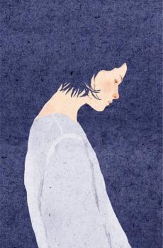 七夕文艺手绘卡通情侣-8