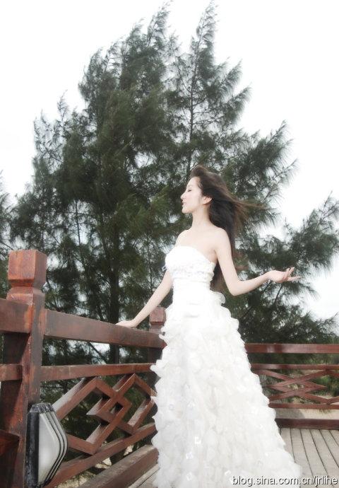 美空张瑷签模特写真图片