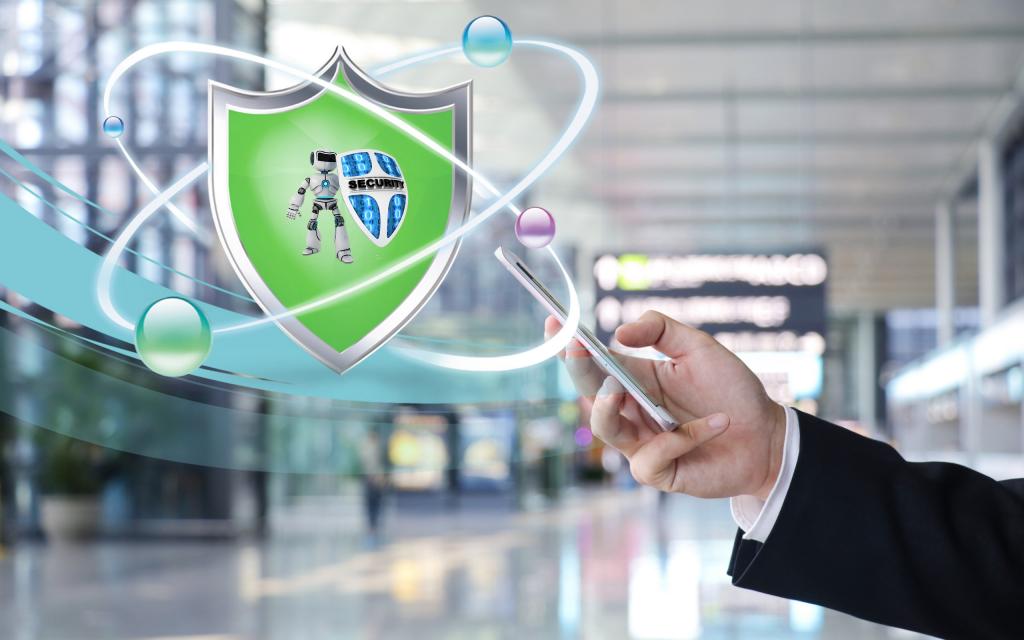 数据安全盾牌创意设计