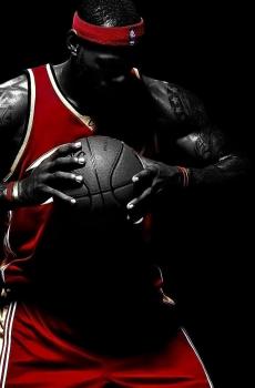 NBA球星勒布朗詹姆斯帅气写真