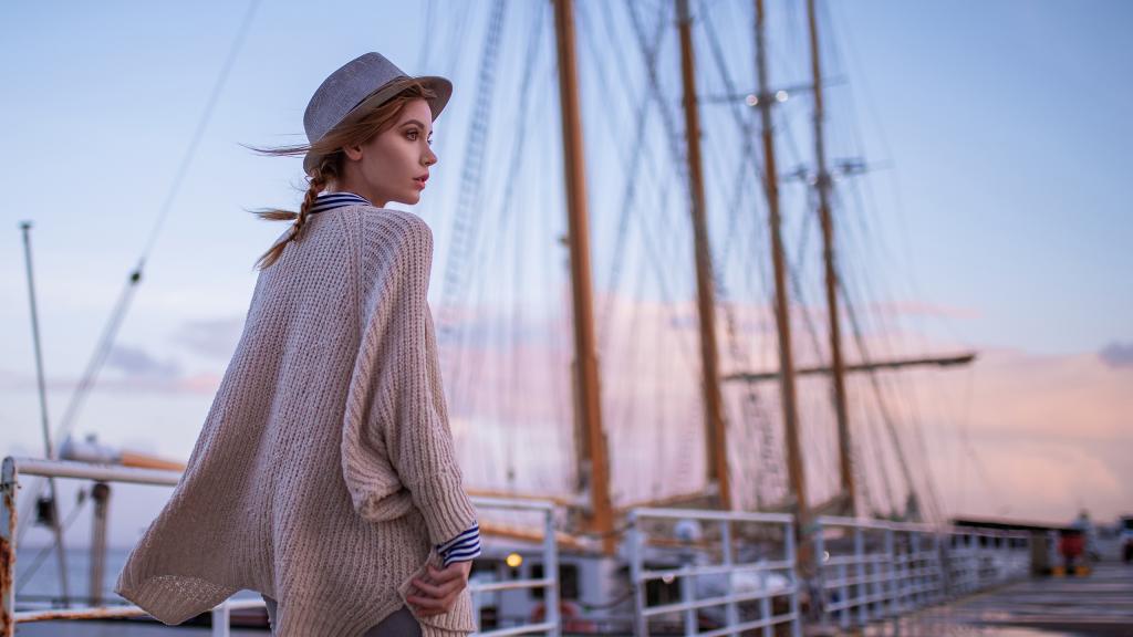 像郁金香一样漂亮的美人