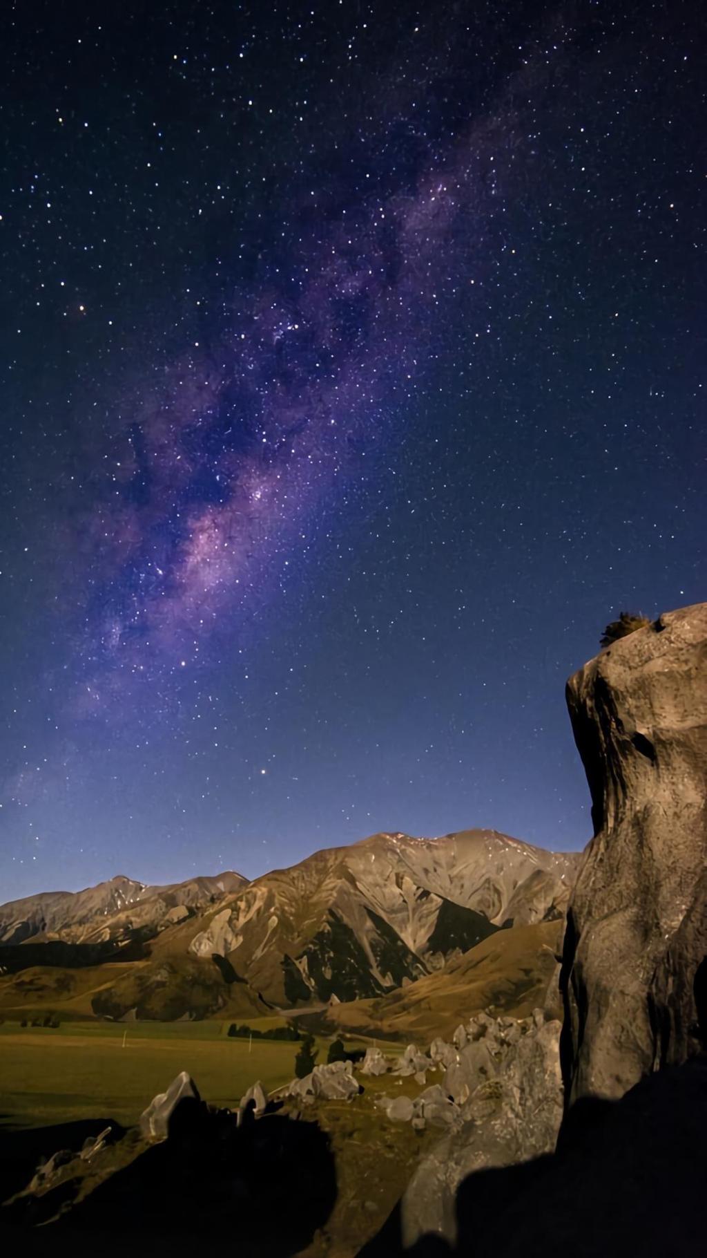 璀璨迷人的星空夜景