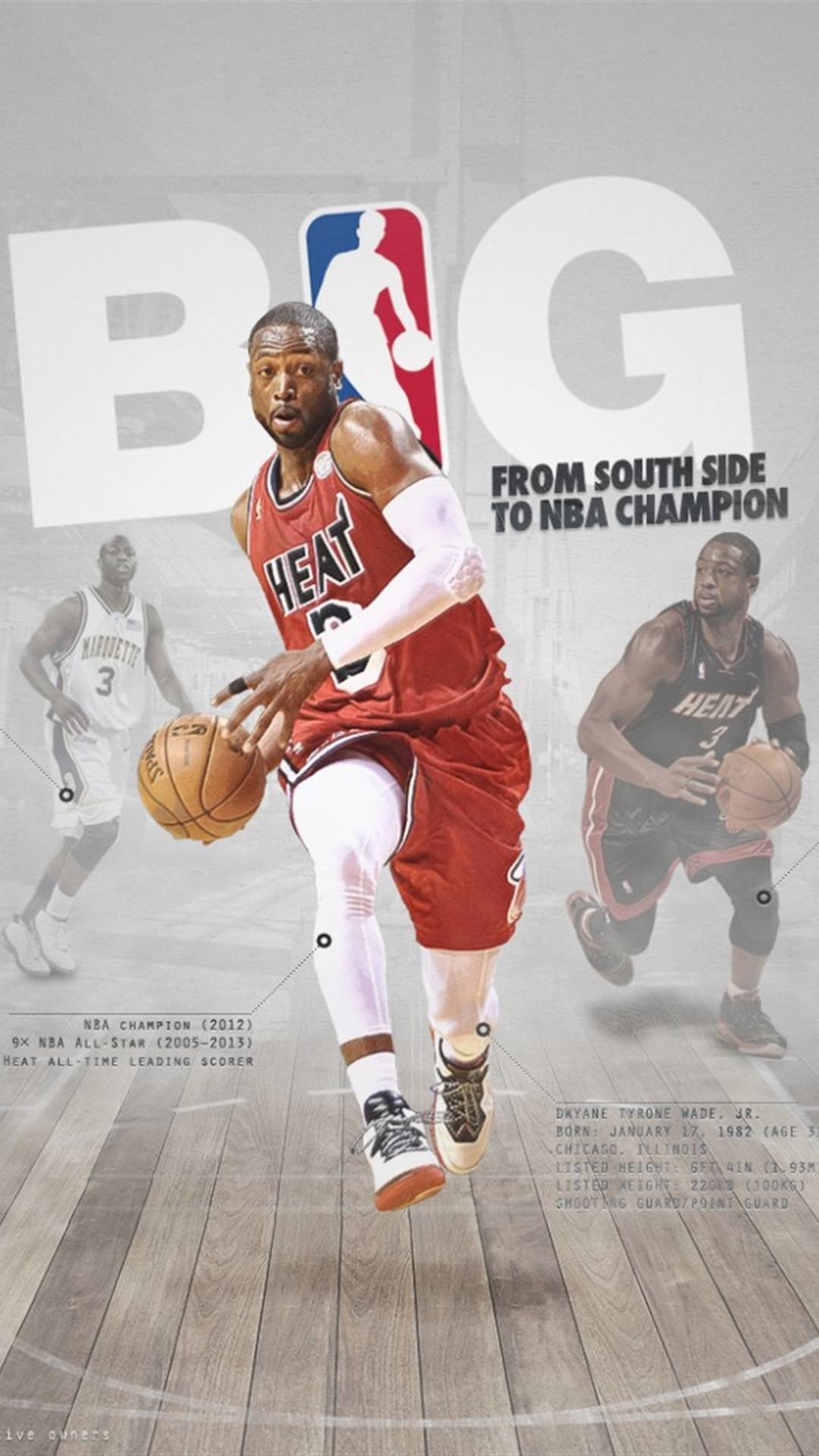 nba球星闪电侠德怀恩·韦德