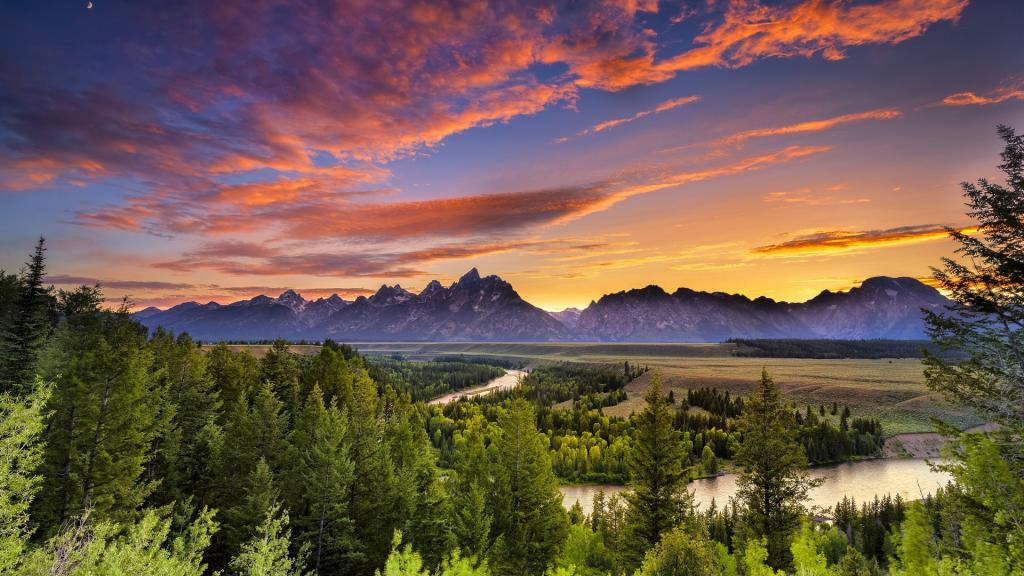 美国怀俄明州风景