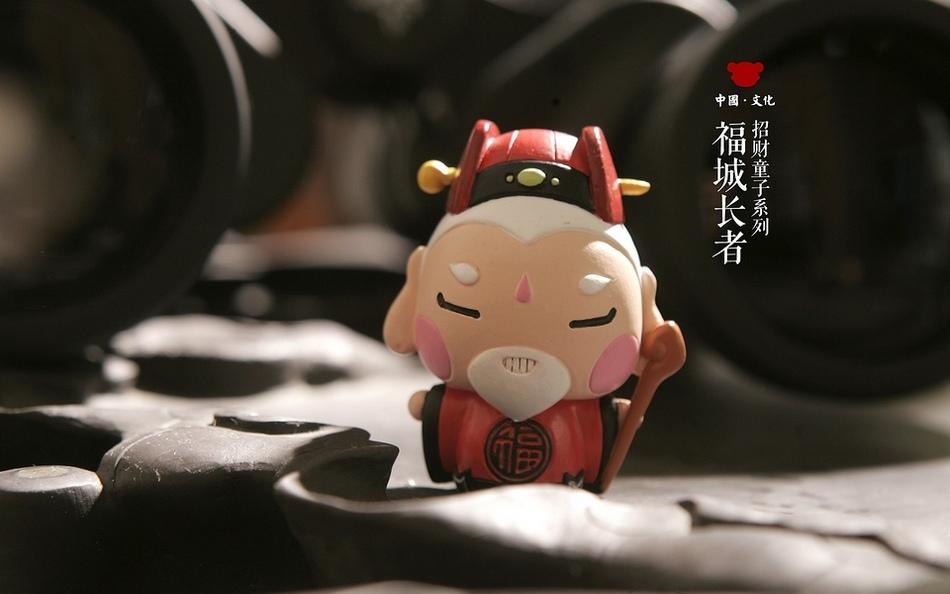 招财童子呆萌人物