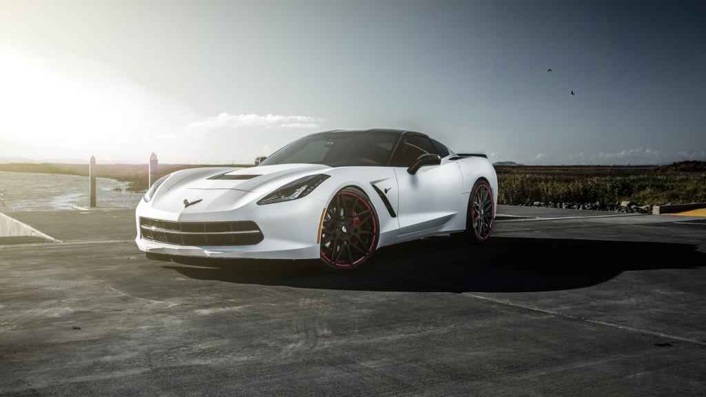 帅气雪佛兰克尔维特跑车