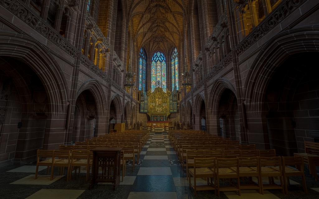 经典欧洲教堂大厅