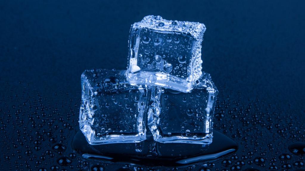 蓝色冰块,高清图片,电脑桌面-壁纸族