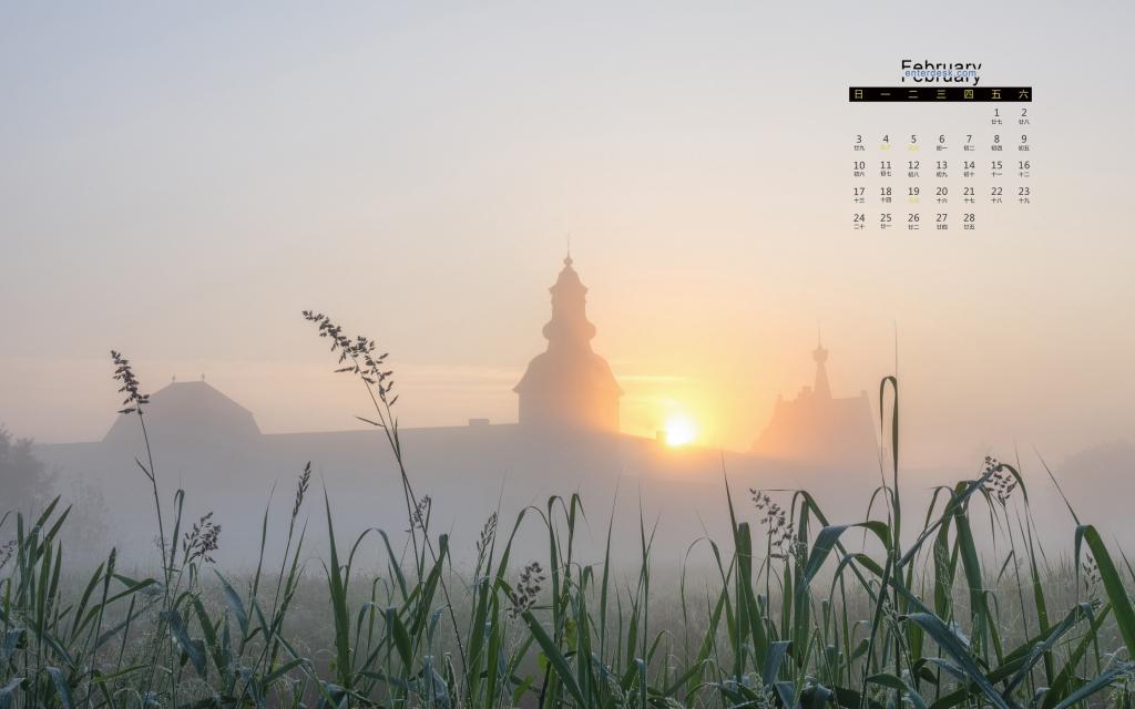 2019年2月欧洲最美的城堡日历