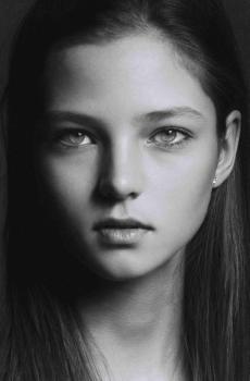 黑白欧美颓废美女-1