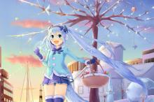 雪初音动漫图片