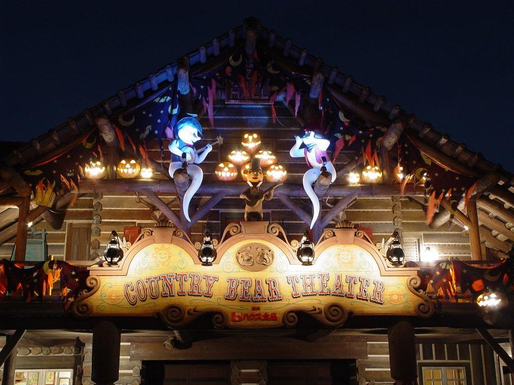 迪斯尼乐园夜景