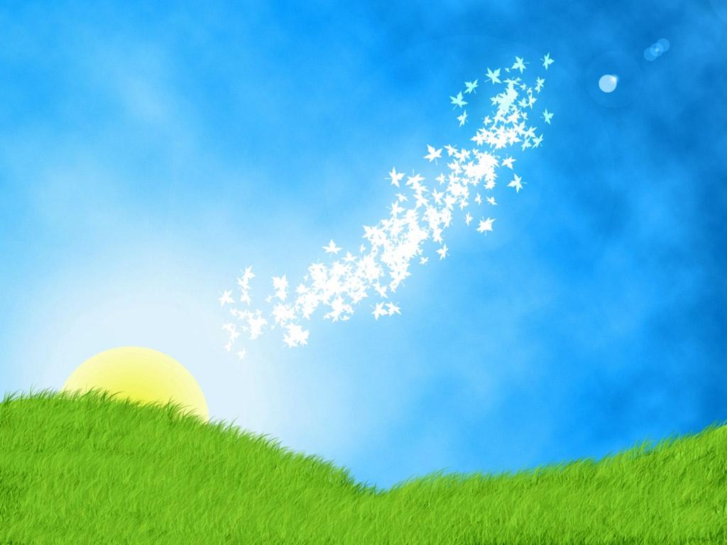 田园里乌云密布