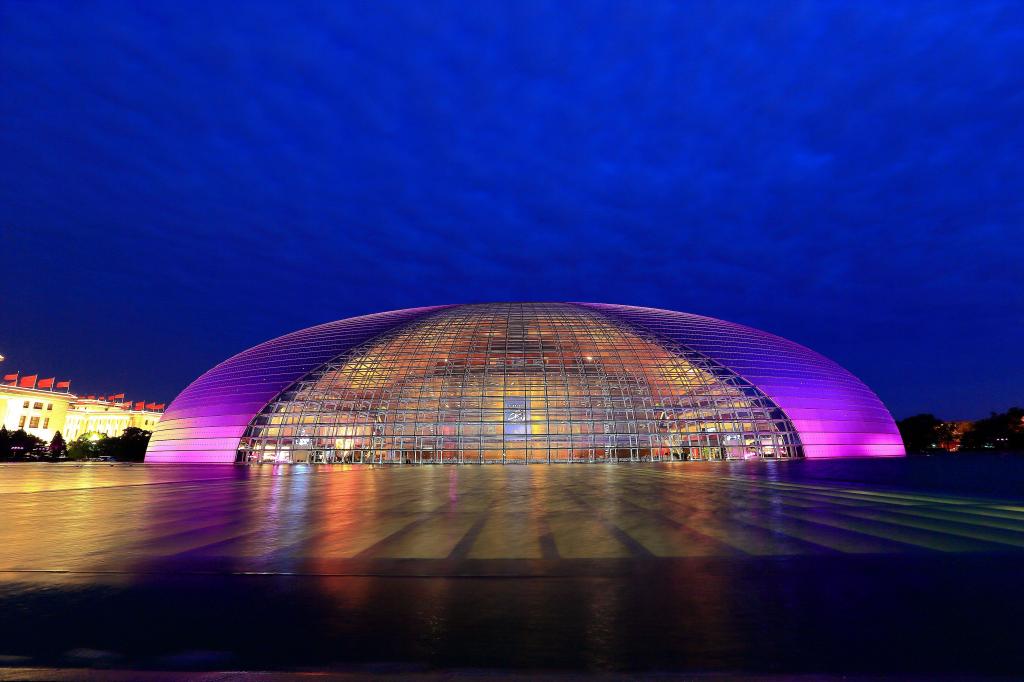 中国国家大剧院夜景