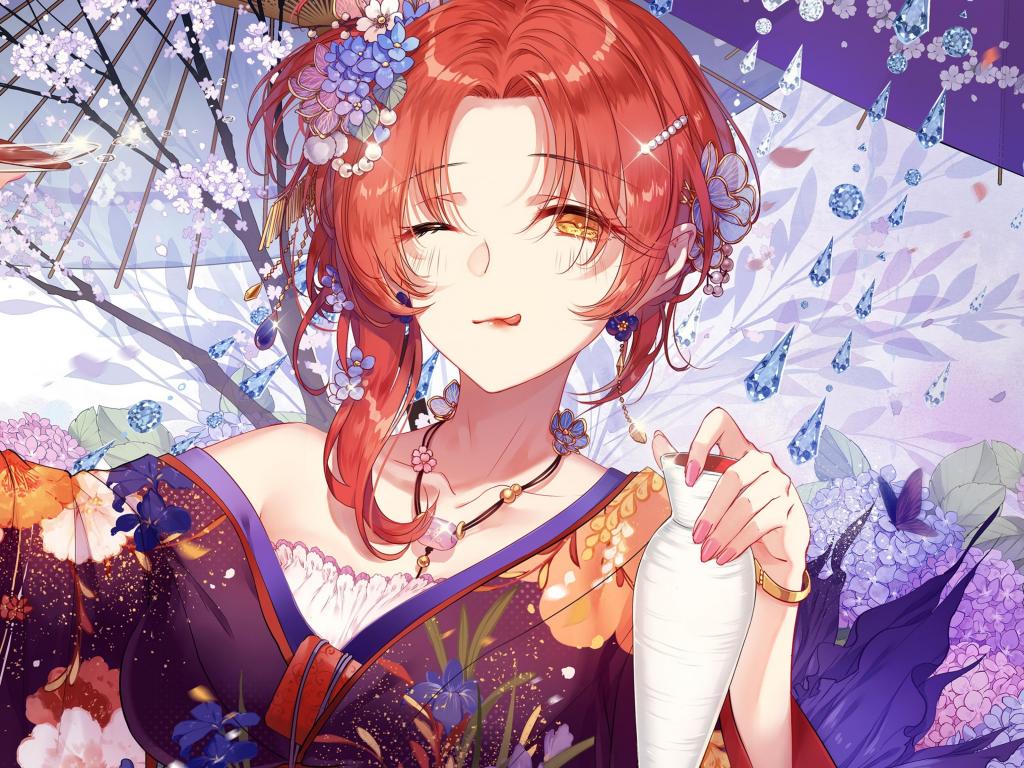 绝美动漫和服美少女