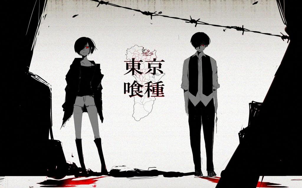 帅气金木研同人绘画