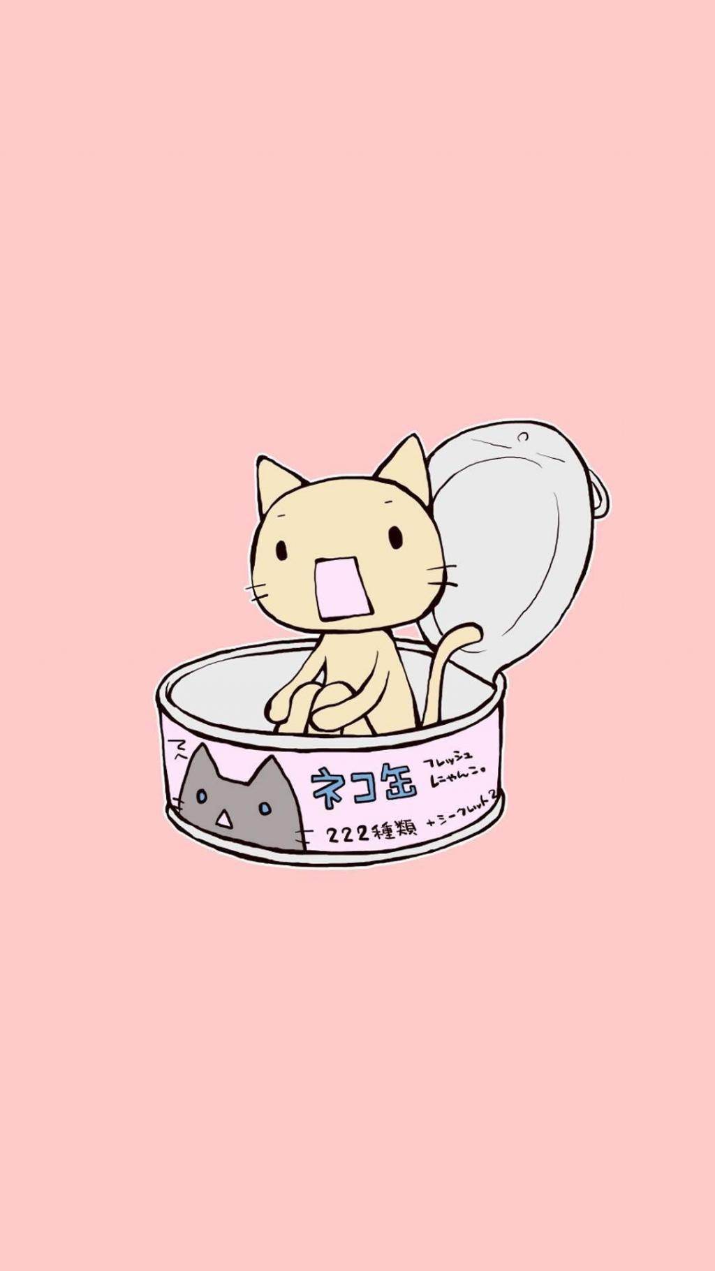 可爱日式卡通猫咪兔子锁屏