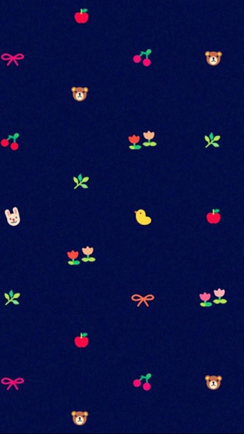 可爱小图案趣味平铺