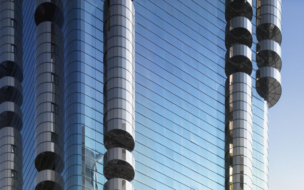 宽屏都市高大建筑大厦