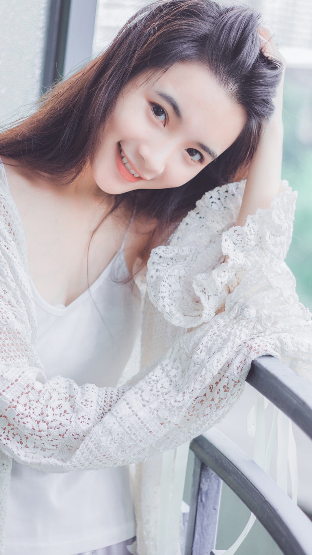 甜美笑容美女性感写真,高清图片,手机锁屏桌面-壁纸族