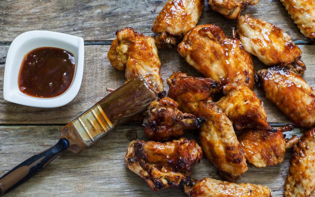 烤鸡腿鸡翅图片
