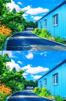 相遇小清新风景拼接图-0