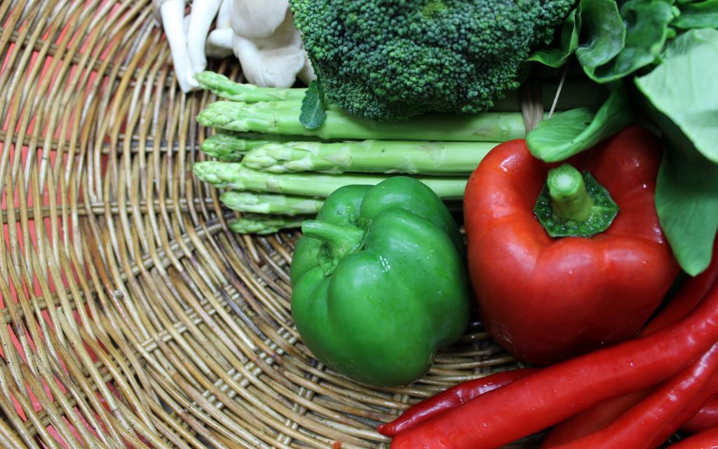 新鲜绿色有机蔬菜