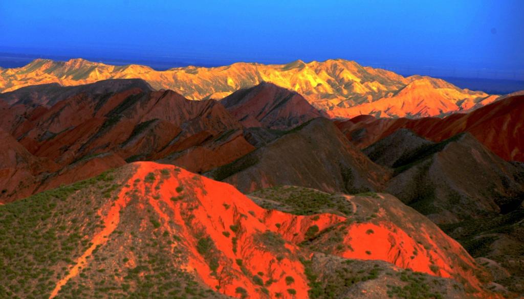 张掖丹霞地貌风景