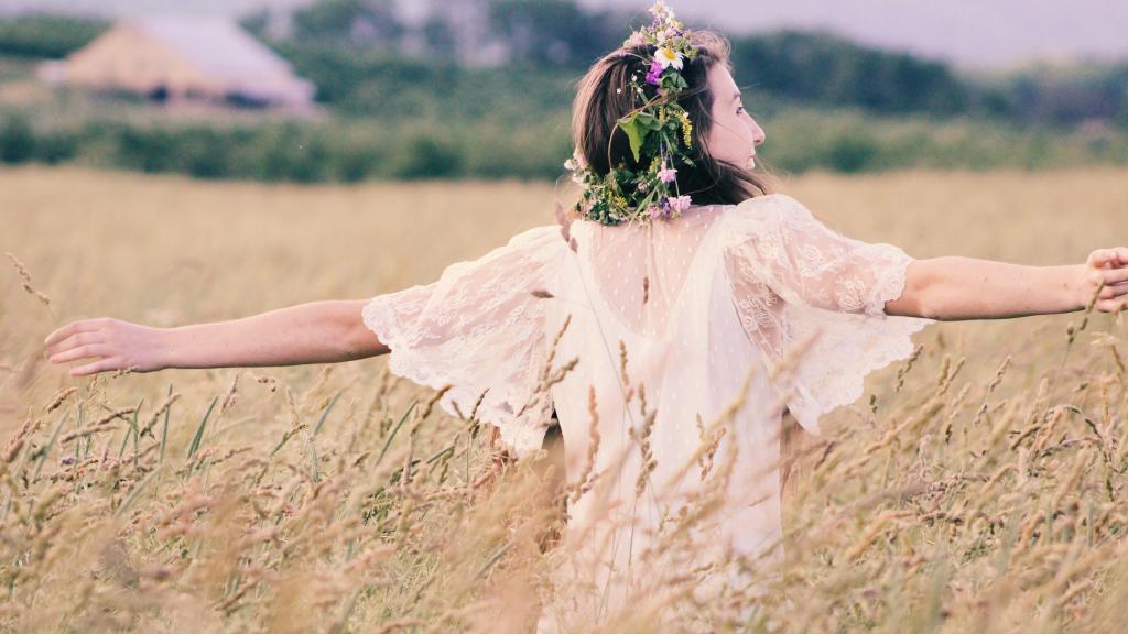 纯真的眼神，少女般的浪漫