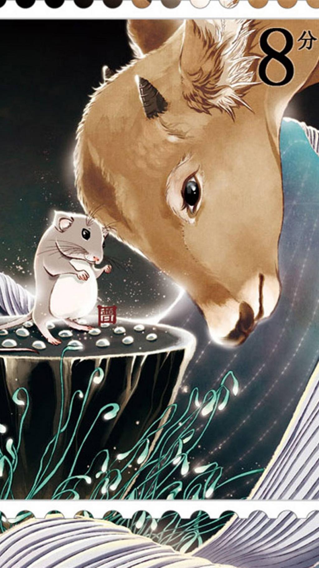 超萌十二生肖邮票