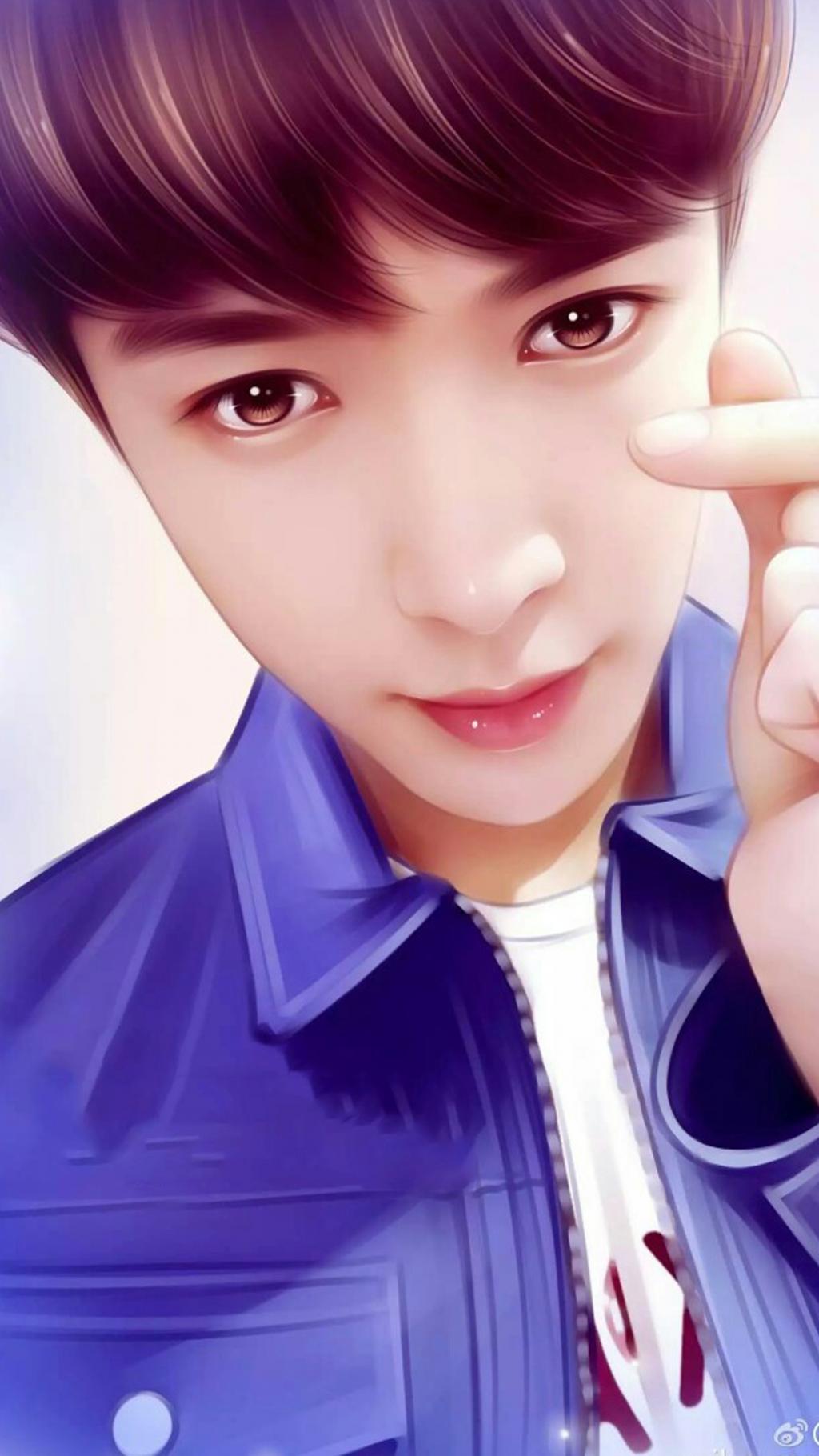 张艺兴帅气精致手绘