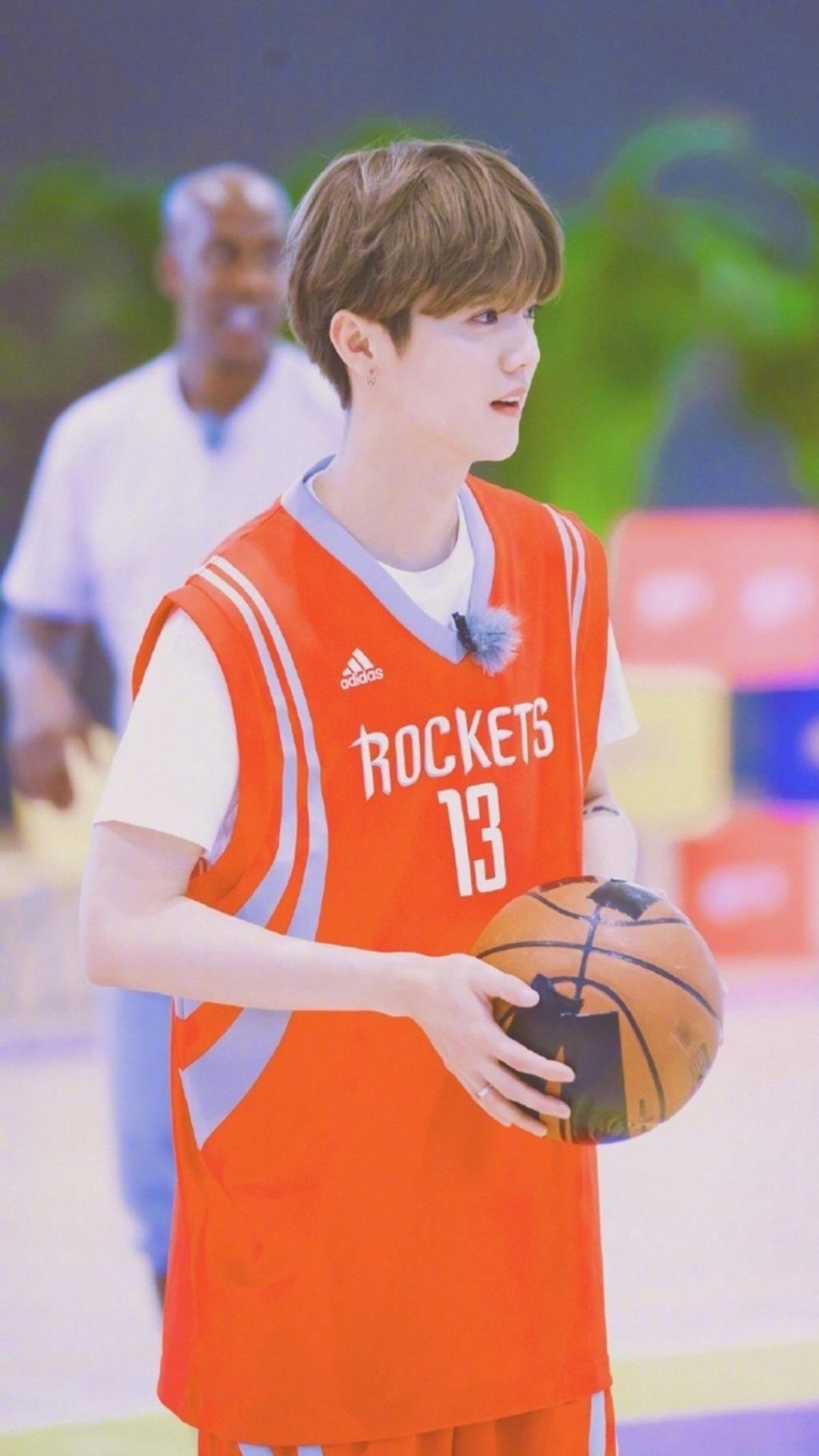 篮球少年鹿晗帅气写真