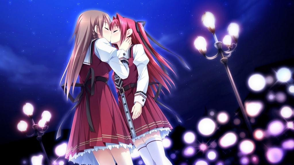 少女编织爱的画布图片