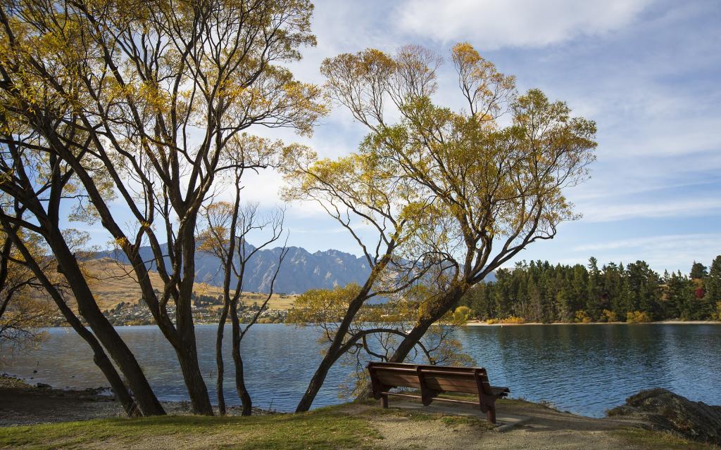 新西兰皇后镇秋季风景