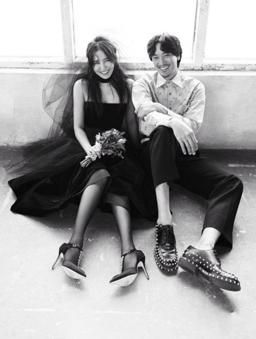 权志龙姐姐婚纱照