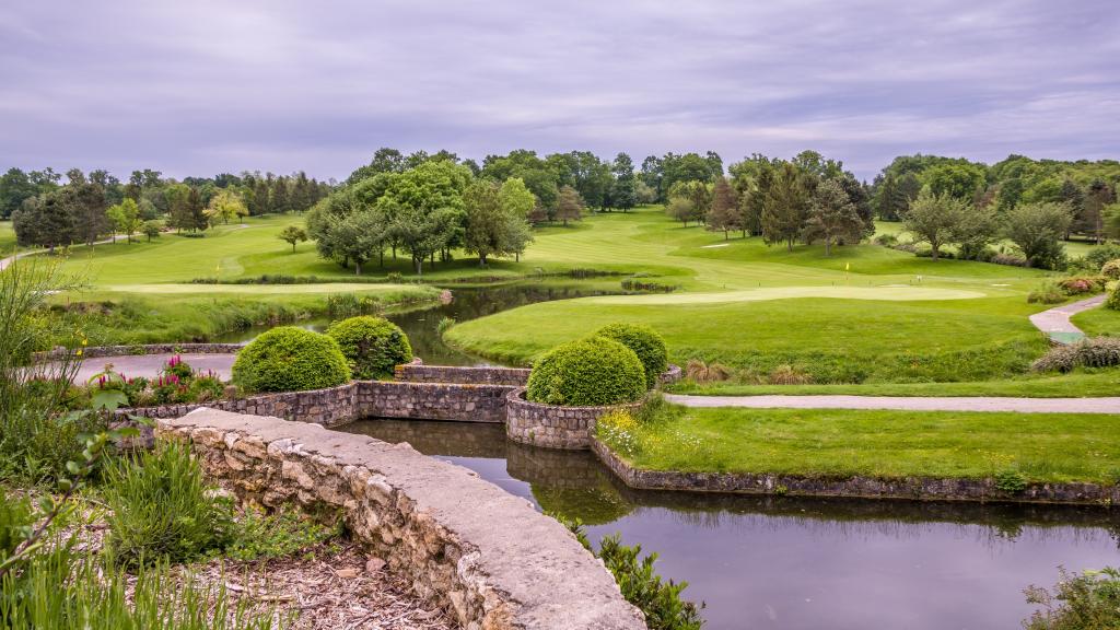 高尔夫球场独特的风景