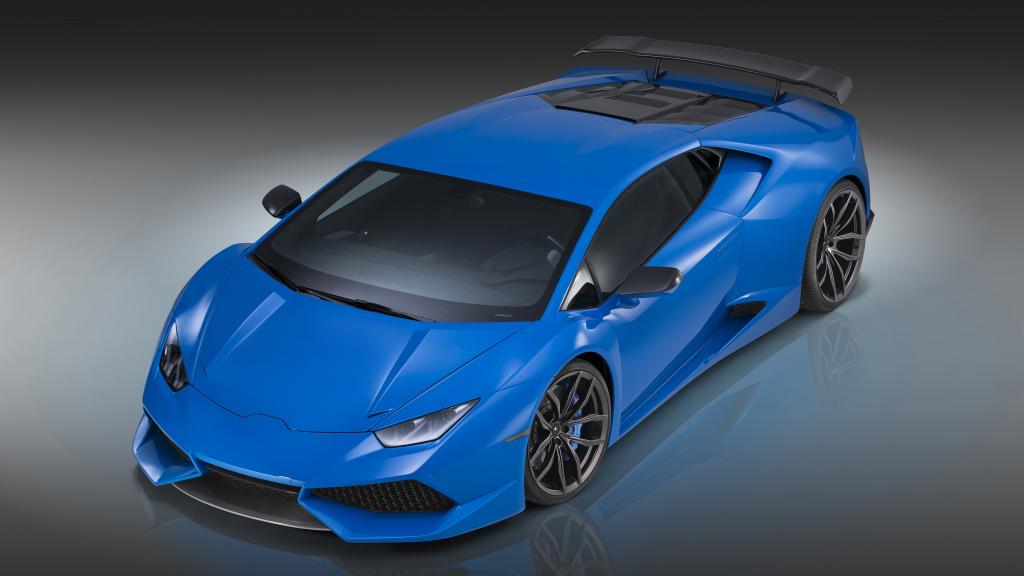 飓风蓝色兰博基尼跑车