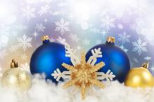 圣诞节多色彩球