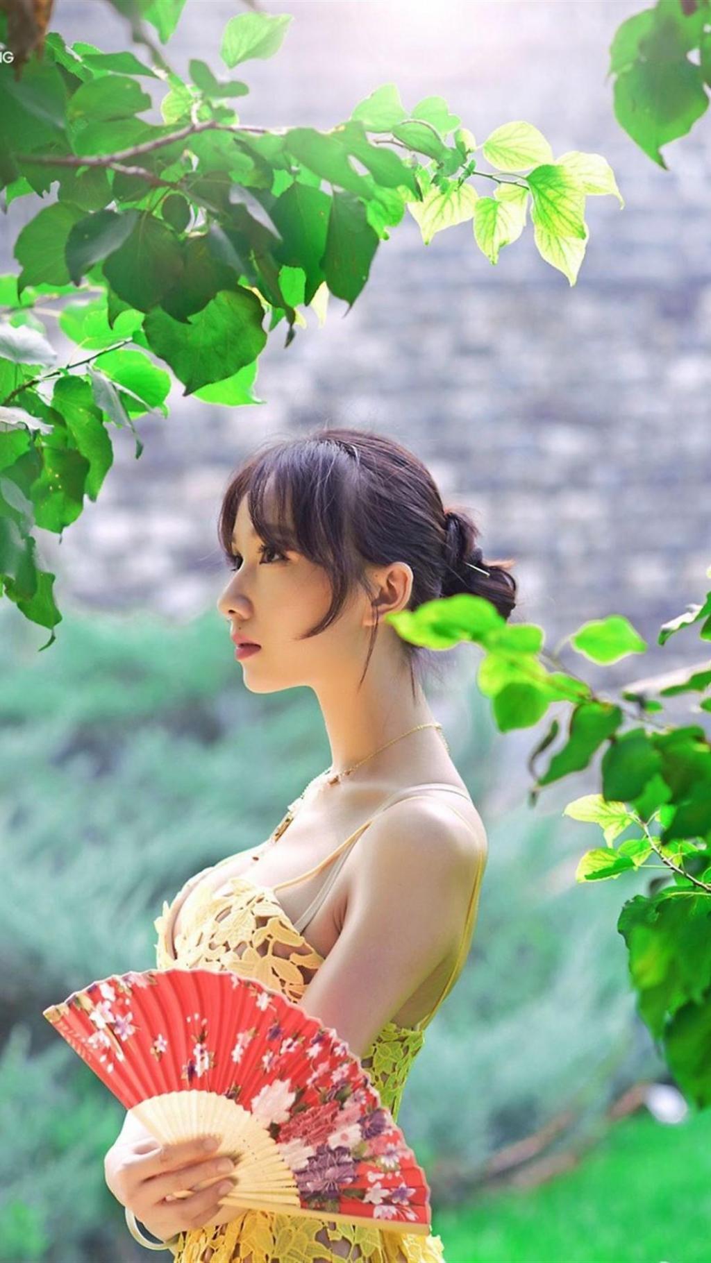 清新气质美女,高清图片,手机锁屏桌面-壁纸族