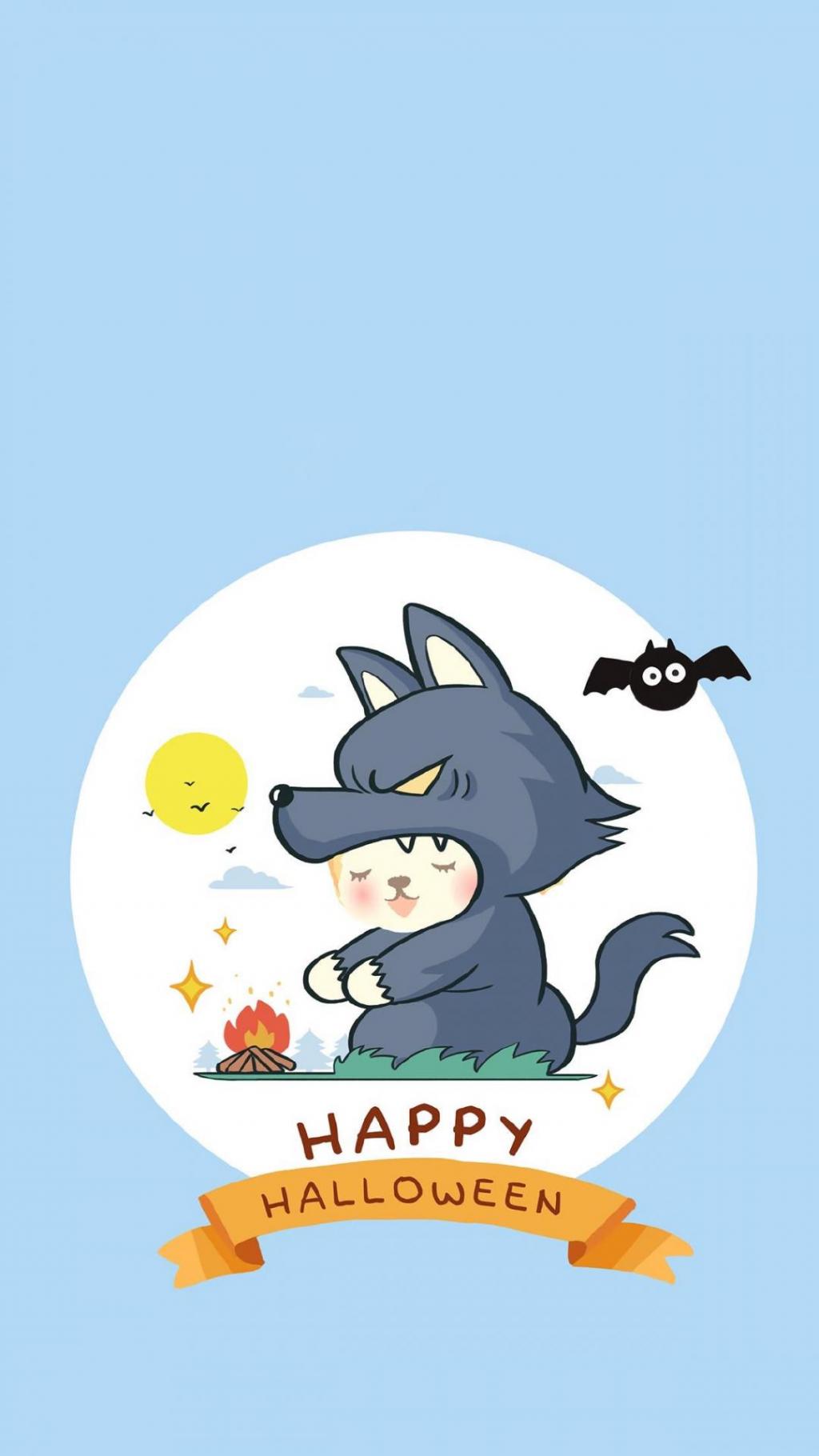 万圣节快乐经典卡通人物插画