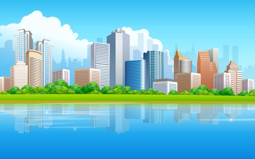 小清新城市高楼