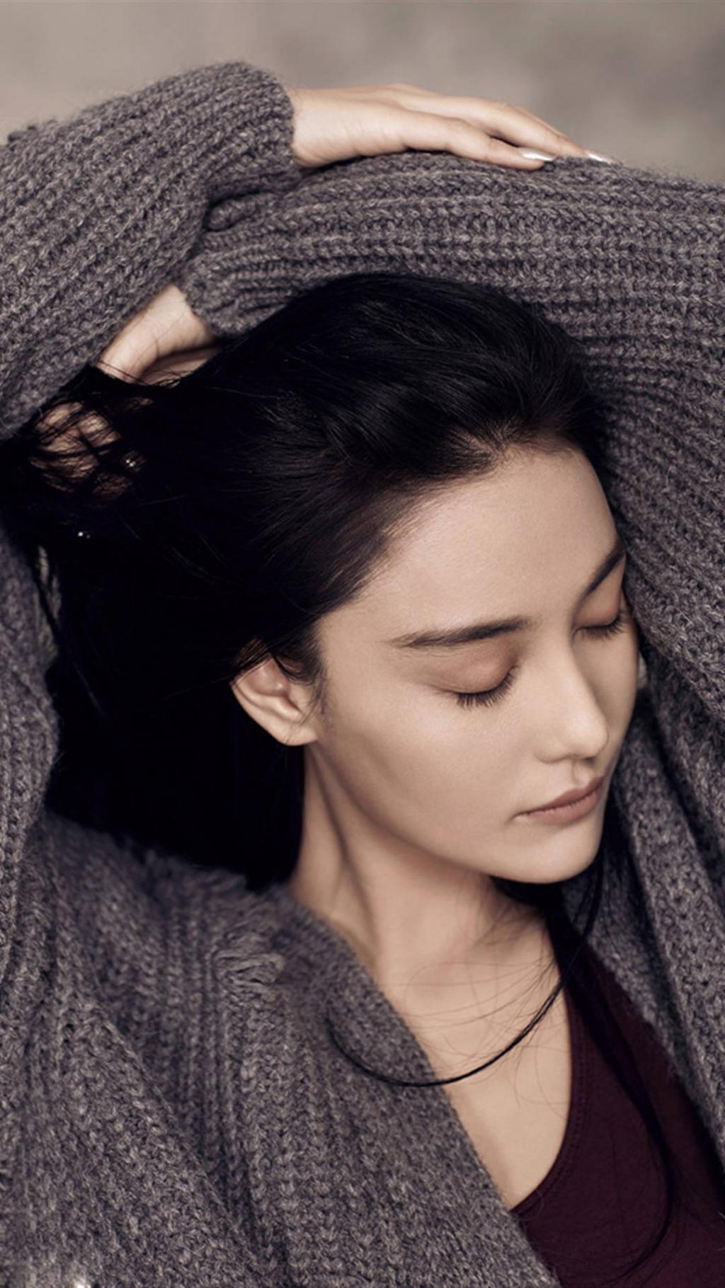 张馨予早春温馨写真